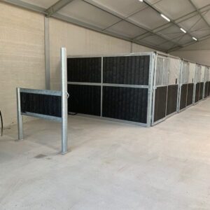 wasplaatswand met hoge paal 18